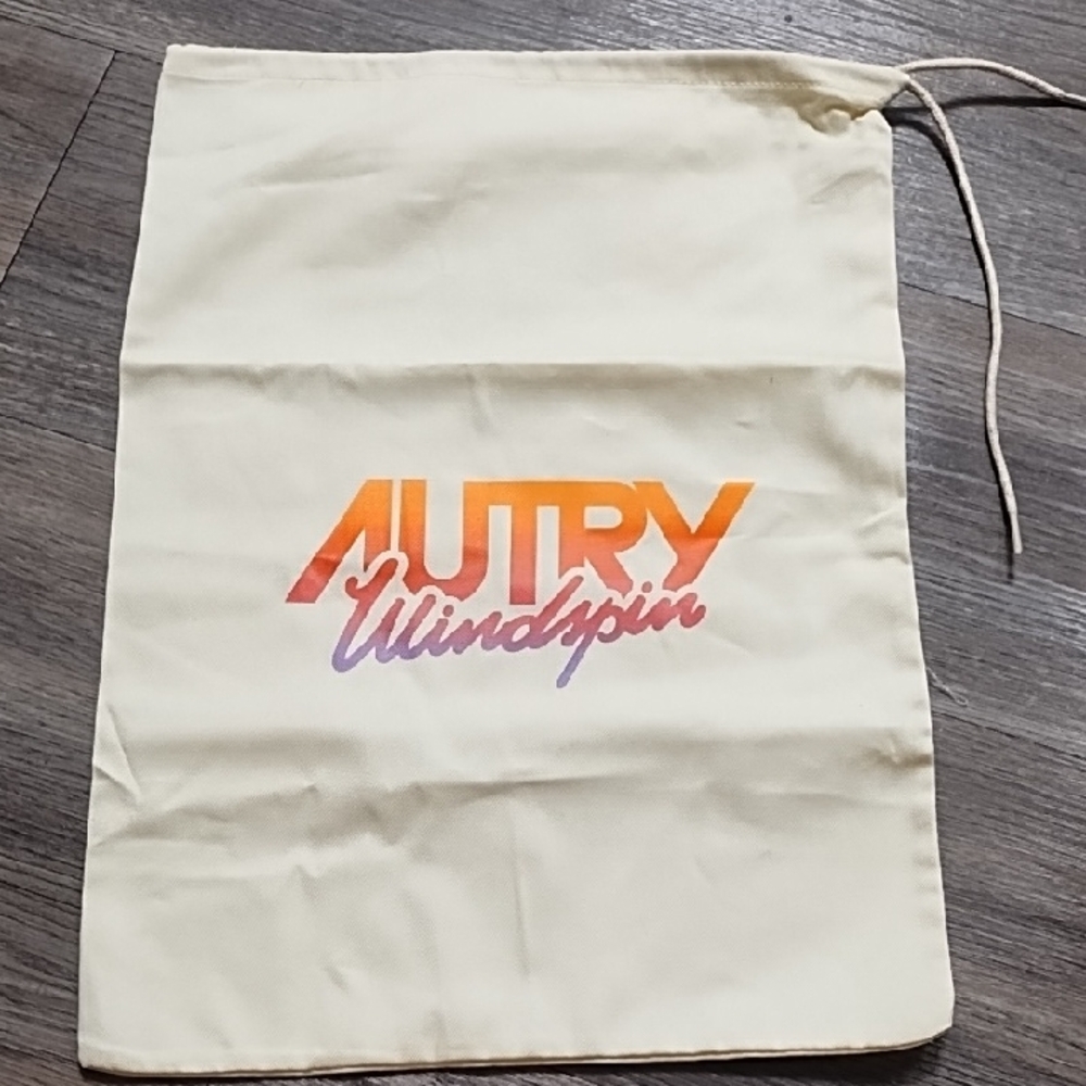 Cream Drawstring Bag